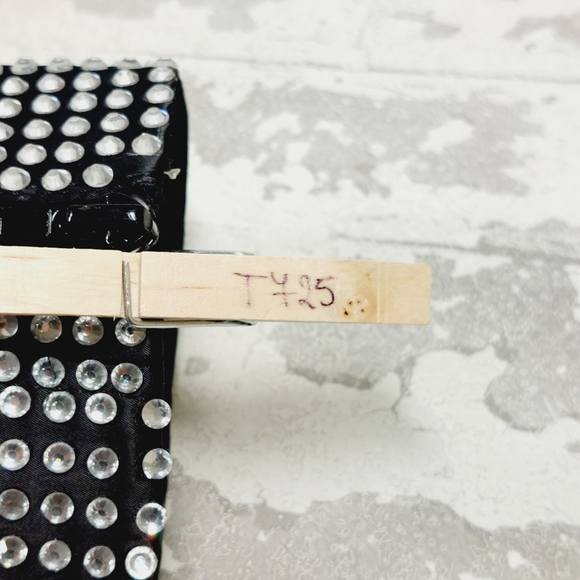 NEW Steve Madden Black Silver Cobra Rhinestones Ankle Platform Boots T725 - Picture 11 of 11